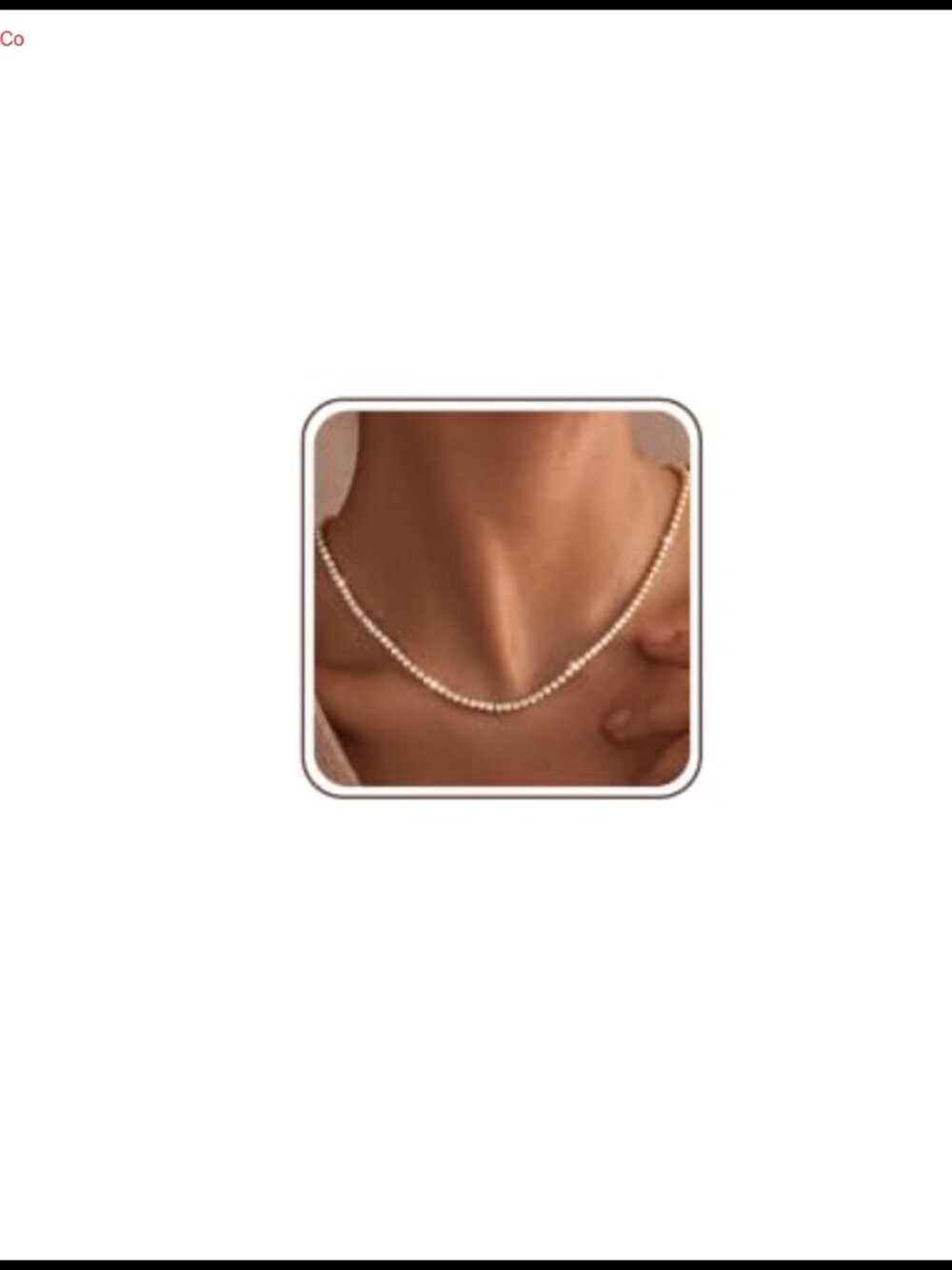 14K Gold Plated CZ Tennis Choker Necklace for Women Dainty